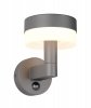 Kinkiet zewnętrzny LED kolor antracyt aluminiowy designerski minimalistyczny klasyczny uniwersalny czujnik ruchu MACKENZIE IP54 230569142 Trio